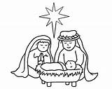 Baby Jesus Coloring Pages Printable Sketch Page sketch template