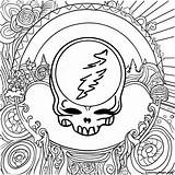Grateful Dead Album Cover Coloring Page  Pagescom sketch template