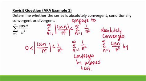 10 4 and 10 5 Absolute and Conditional Convergence - YouTube