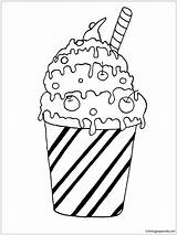 Milk Cocktail Coloring Page  Free Printable Pages sketch template