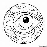 Cartoon Eyeball With Glasses Coloring Page  Pagescom sketch template