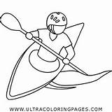 Kayaking Coloring Pages For Kids  Free To sketch template
