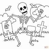 Coloriage  Squelette DHalloween Coloriages à Imprimer Gratuits sketch template