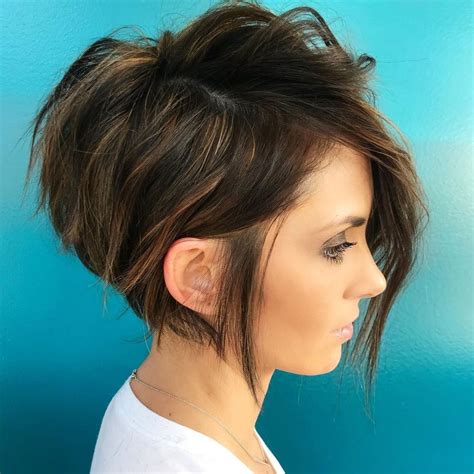 60 Gorgeous Long Pixie Hairstyle Ideas for 2023 | Short asymmetrical haircut, Thick hair styles ...