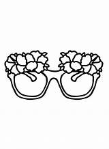 30  Sunglasses Coloring Pages Free Printable PDF JPG PNG & Online sketch template
