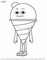 Snow Cone Coloring Page sketch template