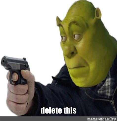 Meme: "delete this" - All Templates - Meme-arsenal.com