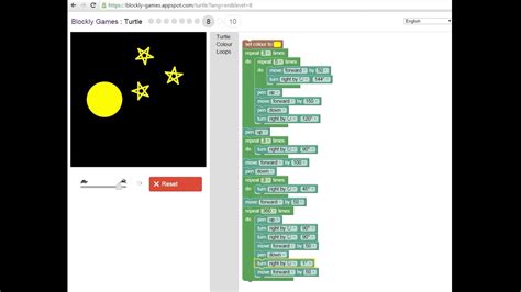 Blockly Games Solution Turtle 8 - YouTube