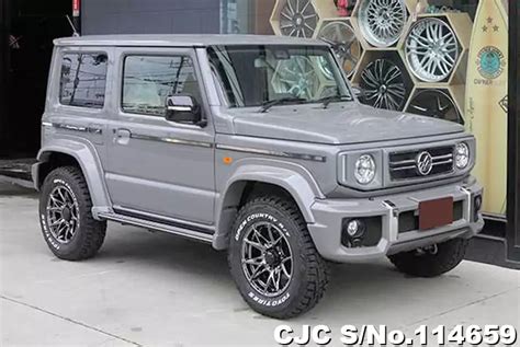 2023 Suzuki Jimny Sierra Gray for sale | Stock No. 114659 | Japanese Used Cars Exporter