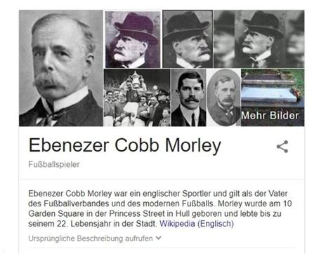 Ebenezer Cobb Morley: Animiertes Google-Doodle zum 187. Geburtstag des Vaters des modernen Fußballs