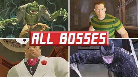 Spider-Man 3: (All Bosses) - YouTube