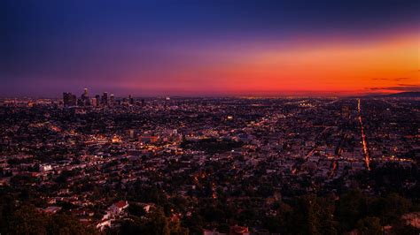 #Photoshop #sunlight #USA #sunset #cityscape #city #urban Los Angeles #4K #wallpaper # ...