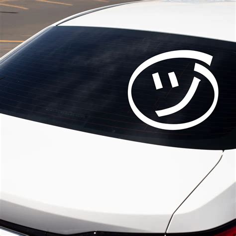 Smiley face, cool decal,car sticker decal - Forged N Fast