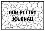OUR POETRY JOURNAL Poetry Month Activity Coloring Pages sketch template