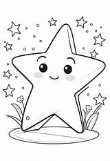 “Star Coloring Fun For Preschoolers” – Color My Pages sketch template