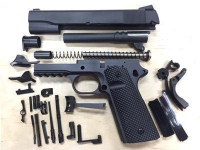 1911 Tactical 80% Builders Kit with Cerakote Black Frame and Slide your ...