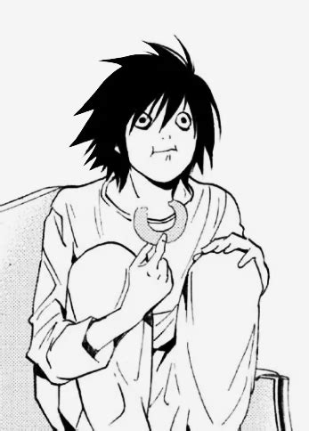 L Death Note Manga Pfp