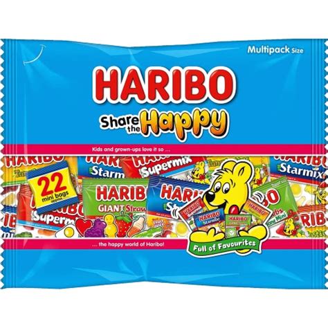 Haribo Share the Happy Mini Bag Multipack (352g) - Compare Prices & Where To Buy - Trolley.co.uk