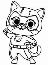 Buddy From SuperKitties coloring page  Download Print Or Color Online sketch template