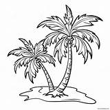 Palm Tree Coloring Page 9430 7592 sketch template