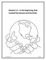 God Created The Earth Coloring Pages  Home sketch template