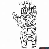 Infinity Gauntlet From The Avengers Coloring Page  Easy Drawing Guides sketch template