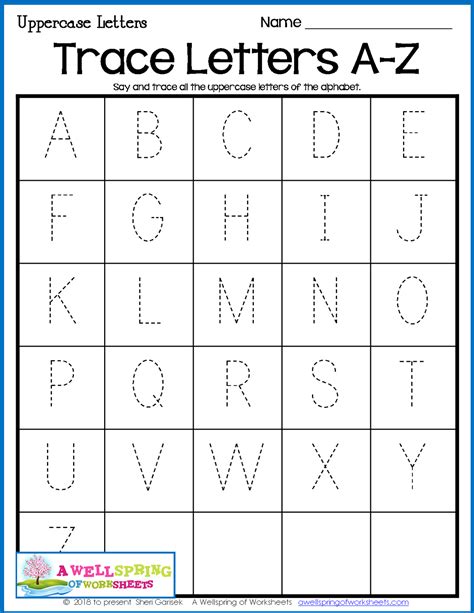 Tracing The Alphabet Printable