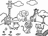 Wild Animal Coloring Pages  Best For Kids Zoo animal sketch template