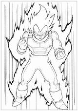 Vegeta Super Saiyan 4 Coloring Pages sketch template