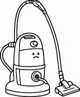 A Cartoon vacuum Cleaner coloring page Design 53423697 Vector Art At  sketch template