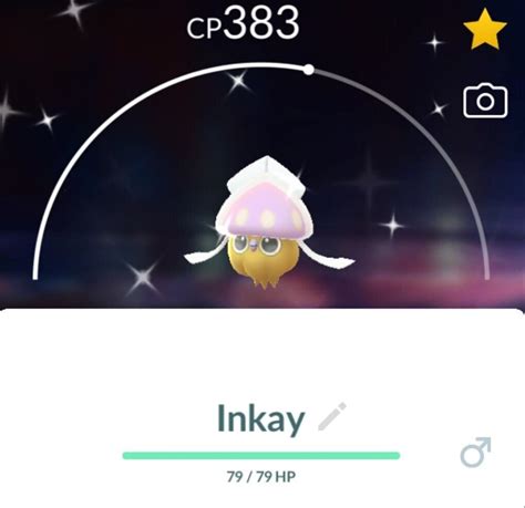 Inkay Shiny Pokemon for Pokemon Go. Registered Trade or Wait - Etsy