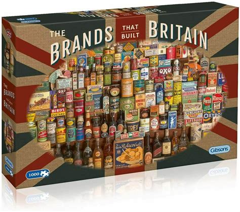 Gibsons Jigsaw Puzzle 1000 Piece - Brands That Built Britain ...