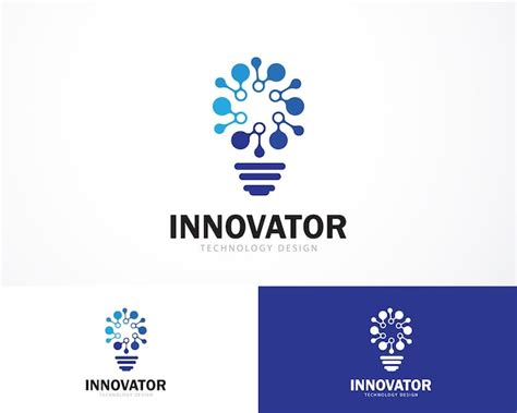 Premium Vector | Innovation logo creative bulb education tech smart design creative