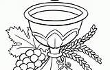 Communion Coloring Sheet sketch template