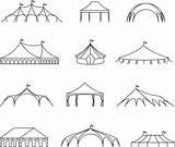 Zelt Pavillon  Illustrationen Und Vektorgrafiken IStock sketch template