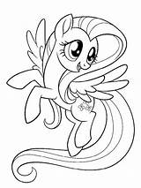 Fluttershy Coloring Pages sketch template