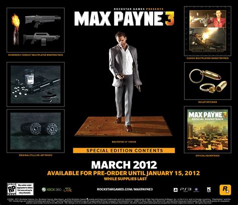 Rockstar Announces Max Payne 3 Special Edition