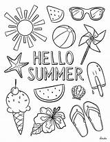 Summer Season Coloring Pages  Home sketch template