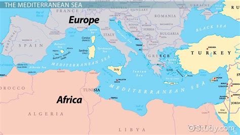 Mediterranean Sea World Map