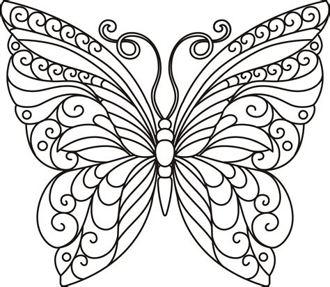 BUTTERFLY OUTLINE SVG file - SVG Designs | SVGDesigns.com | Butterfly outline, Butterfly ...