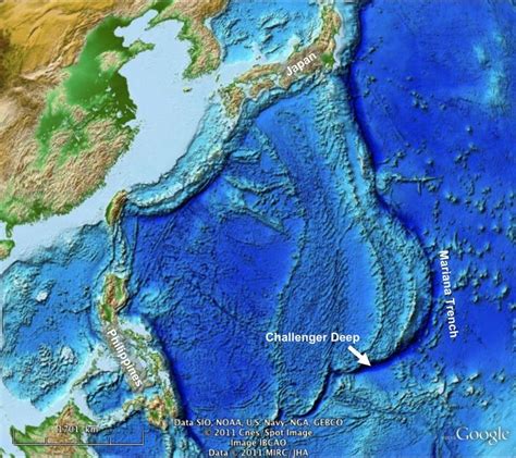 Mariana trench map - Google Search | Fossa das marianas, Locais, Terra