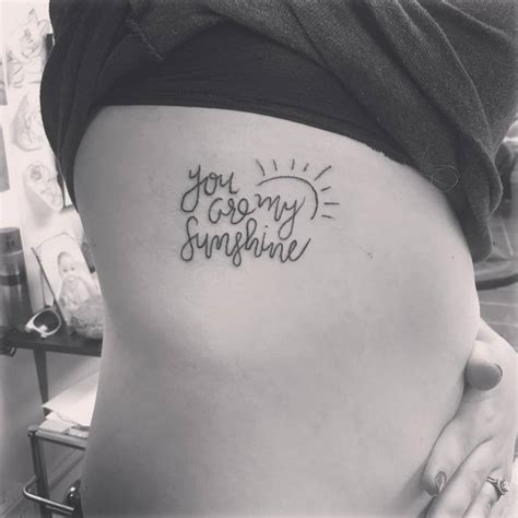 Top 43 Best You Are My Sunshine Tattoo Ideas - [2021 Inspiration Guide]