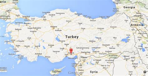 Where is Adana map Turkey