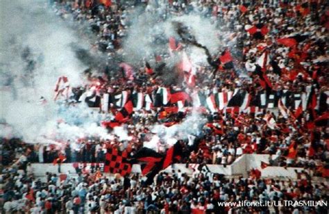 Old school ultras photos from AC Milan