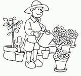 Dibujo De Jardinero Para Colorear  COLOREA TUS DIBUJOS sketch template