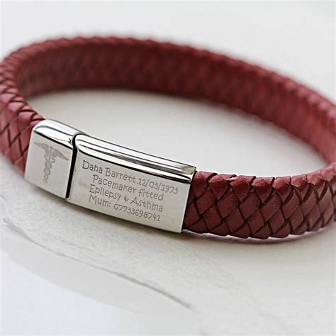 Medical Alert Bracelet By Morgan & French | Alert bracelet, Medic alert ...