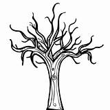 Simple Tree Bark Coloring Pages sketch template