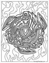 20 Beyblade Coloring Pages Free PDF Printables sketch template