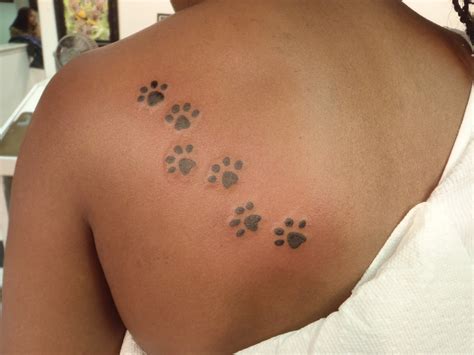 Paw Print Tattoos Designs, Ideas and Meaning | Tattoos For You