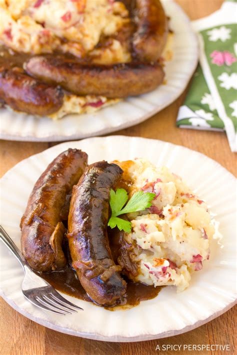 Bangers and Mash Recipe - A Spicy Perspective